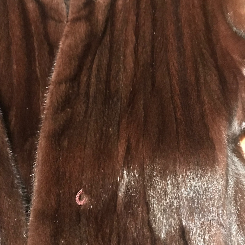 Mahogany Full length fur Coat